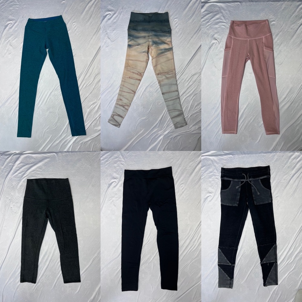 *** LEGGINGS BUNDLE *** 6 pairs of high waisted yoga pants size small. - Picture 1 of 4
